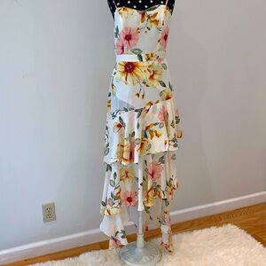 Leith tiered floral dress